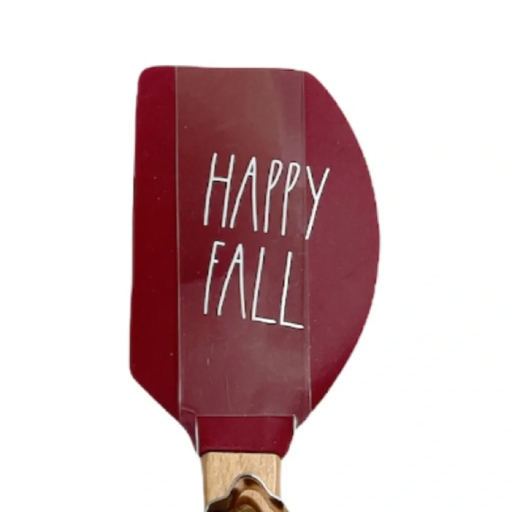 NEW Rae Dunn HAPPY FALL Spatula & Cookie Cutter